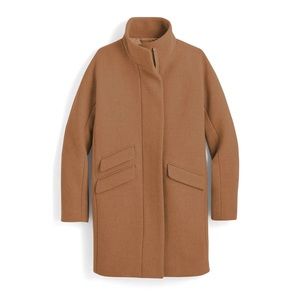 J. Crew Cacoon Coat in Heather Acorn